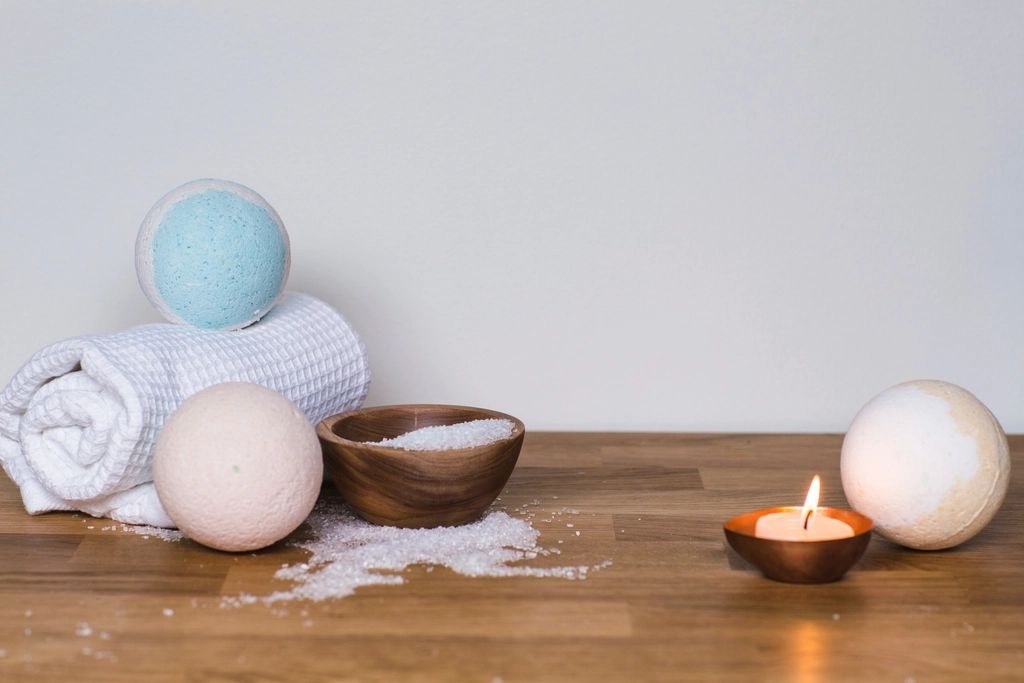 A spa treatment room prepared for a guest